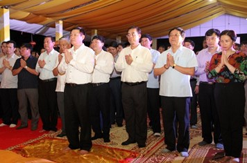 Phó Thủ tướng Vương Đình Huệ dự đại lễ cầu siêu tại Thành cổ Quảng Trị